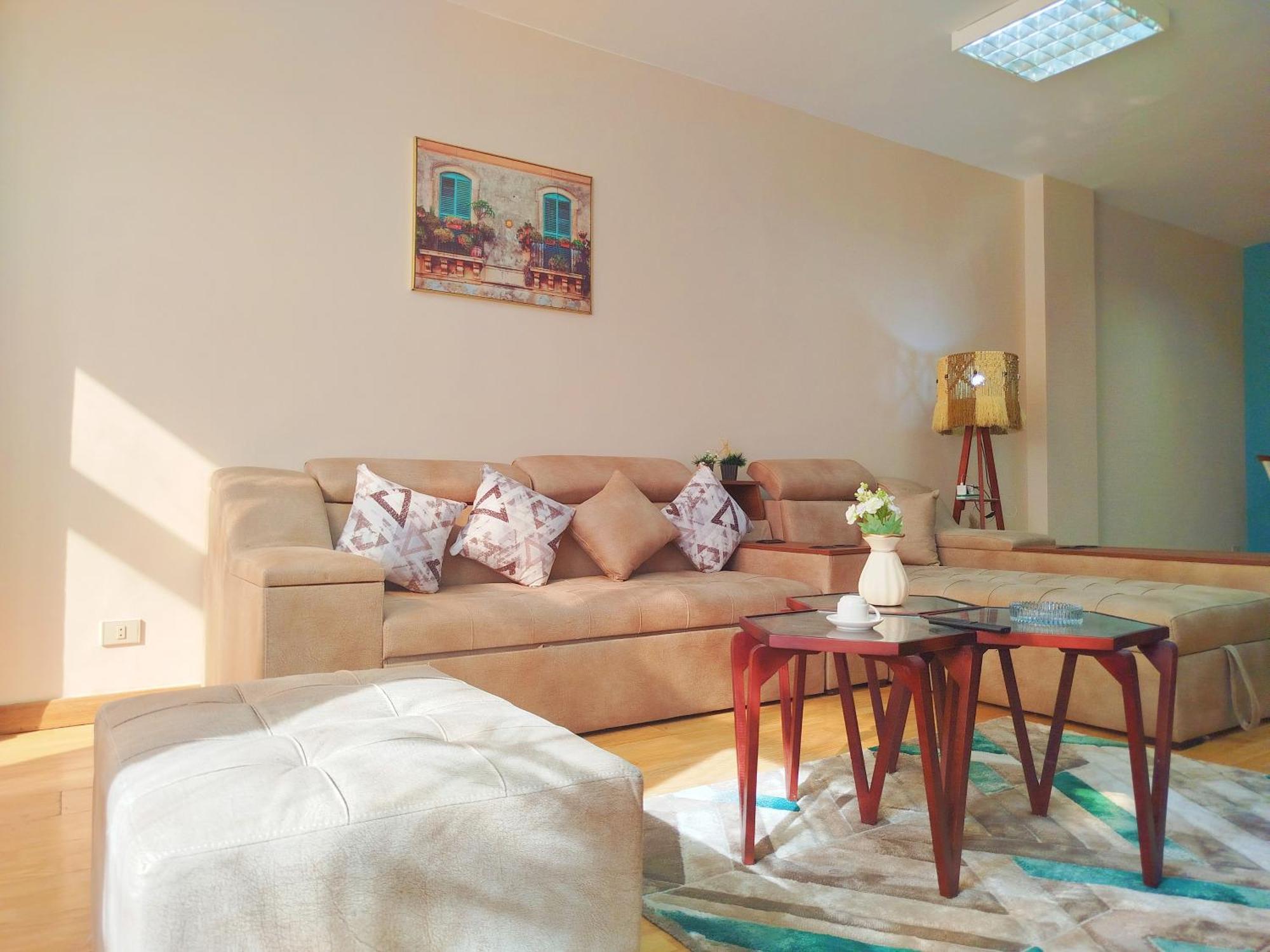 Garden City Apartment In Downtown Kairo Bagian luar foto