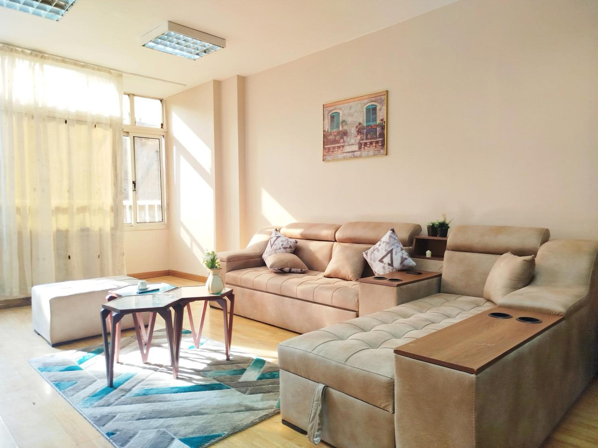 Garden City Apartment In Downtown Kairo Bagian luar foto